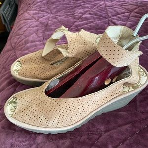 Fly London Ankle strap wedges